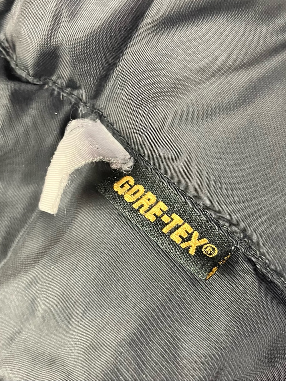 LL Bean Maine Wardens Parka Goose Down Gore Tex Jacket Men Small Blue Zip Button - Picture 6 of 16